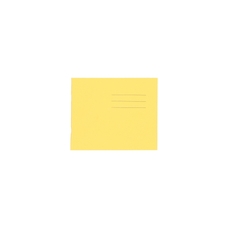 Classmates 5.25 x 6.5" Exercise Book 32 Page, 8mm Ruled, Yellow - Pack of 100
